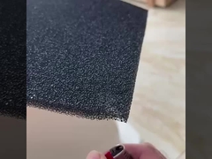 Filtro de poeira de poliuretano Esponja de malha de filtro retardador de chama preto