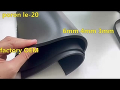 PORON LE-20 Preto 3 mm espuma de poliuretano insonorizado à prova de choques