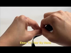 Tela de isolamento elétrico de PVC preto, resistente a alta tensão de 600 V