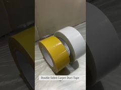 Fita adesiva de filamento longo dupla face, malha de fibra de vidro, fita para carpete