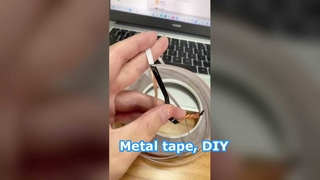 Fita profissional de folha de cobre com suporte preto de 0,05-0,18 mm para projetos perfeitos de vitrais e solda