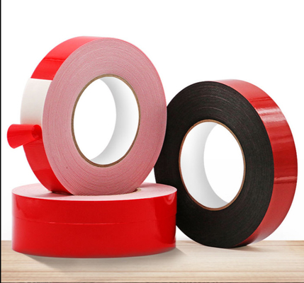 comprar fita adesiva de espuma de PE de dupla face de cor branca/preta, resistente a poeira e choques online manufacture