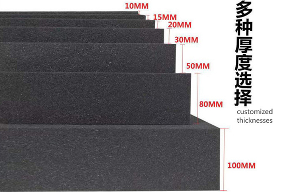comprar Espuma retardadora de fogo CR C-4500 Preto espuma única tipo Neoprene esponja de borracha de baixa dureza 1-30mm opcional online manufacture