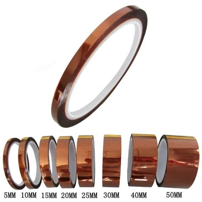 comprar 85 Microns Tawny Kapton Tape Autoaderente Polyimide Resistente ao Calor fabricação em linha