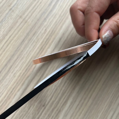comprar 0.05-0.18MM Faixa de folha de cobre espessa e preta para solda de vidro colorido online manufacture