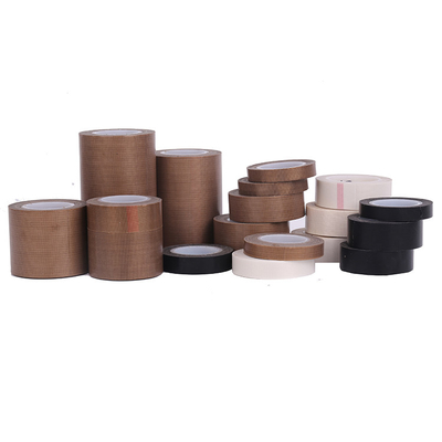 comprar PTFE fita de fibra de vidro para vedação de vácuo 0,13 ~ 0,25 mm aço de adesão 5,5 N / 25 mm online manufacture
