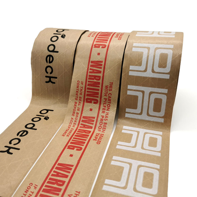 comprar Custom printed LOGO reinforced Water-activated  kraft paper tape online manufacture