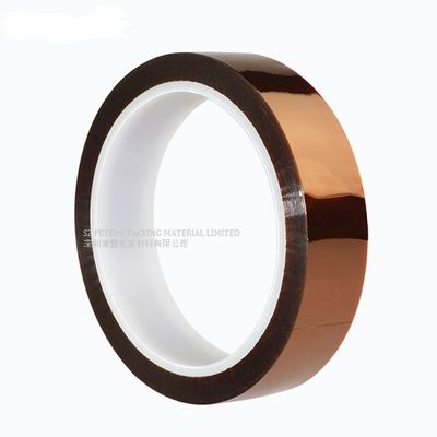comprar Fita de esparadrapo de alta temperatura do silicone da fita da resistência térmica do filme do Polyimide do Kapton fabricação em linha
