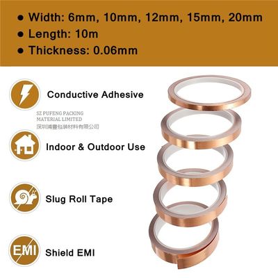 comprar Banda de papel de cobre resistente ao calor 0,2Ω -20°C a +120°C Resistência à temperatura online manufacture