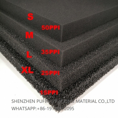 comprar Filtro material 10-60PPI da esponja do aquário da água do filtro Reticulated da espuma de poliuretano online manufacture