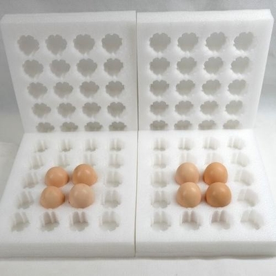 comprar Ovos biodegradáveis Tray With Box Packaging da folha 30 da espuma da inserção EPE fabricação em linha