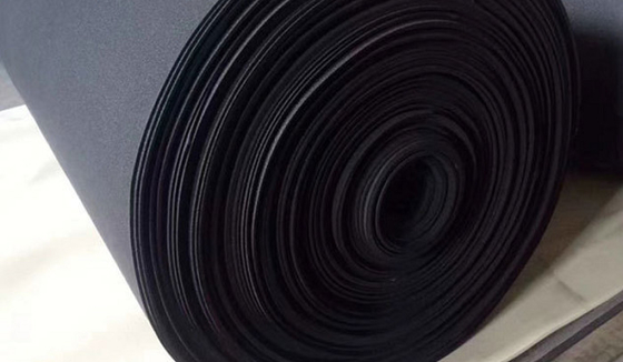 Espuma retardadora de fogo E-4388 EPDM Preta espuma única tipo etileno-propileno borracha de baixa dureza borracha esponja