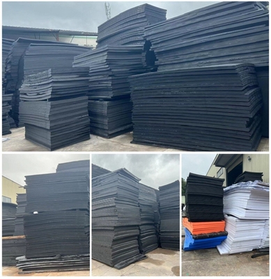 Bloco de espuma de absorção de choque de alta densidade de amortecimento Dimensões 30 MM X 1000 MM X 1000 MM