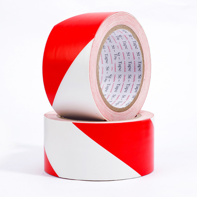 Faixa de marcação de piso PVC Vermelho Branco Cor Zebra Cruzamento de Aviso de Faixa