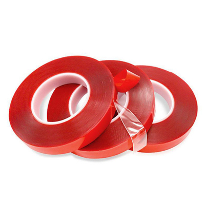 TESA 4965 fita adesiva de dois lados filme vermelho substrato PET resistente ao calor de 0,2 mm de espessura