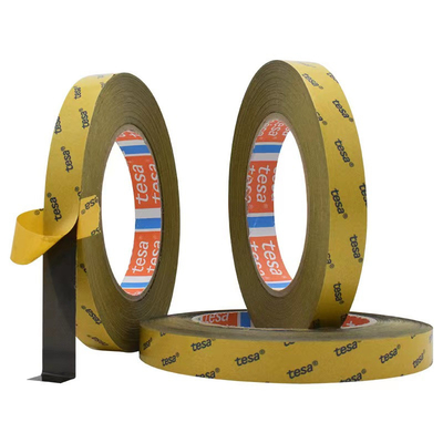 TESA 68740 fita adesiva de dupla face de cor preta de 0,03 mm de espessura