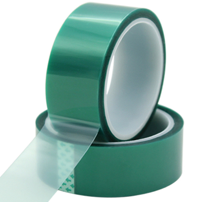 Faixa protetora de alta temperatura de proteção por pulverização de filme verde PET