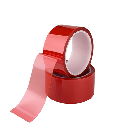 Tape de ligação PET vermelho sem vestígios Tape de proteção de alta temperatura