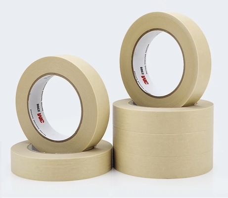 3M2308 fita de papel fino não resistente a temperaturas elevadas, resistente a tinta de pulverização de automóveis, modelo de sombra, costura de decoração, largura de 1-10 cm