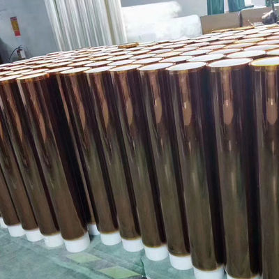 Banda de poliamida Kapton 0,05 mm Banda de silicone âmbar de alta temperatura 260°C