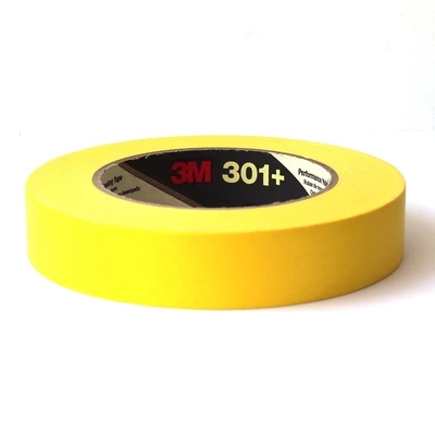 3MTM 301+ High Performance Masking Tape Amarelo pulverização industrial decoração residencial 0.16mm
