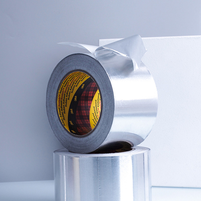 3M 1436 fita de vedação de alumínio de cor prateada de 75 mm x 50 mm
