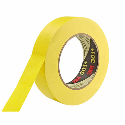 3M 301+ High Performance Yellow Masking Tape Tape de separação de cores do pintor