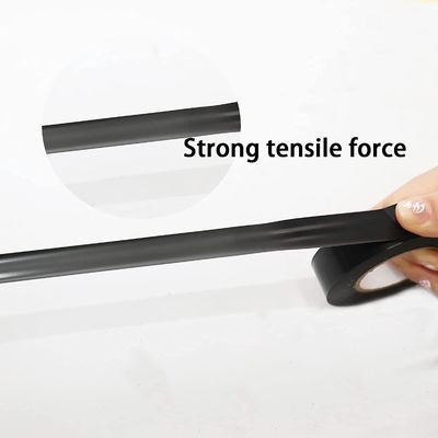 Tela de isolamento elétrico de PVC preto, resistente a alta tensão de 600 V