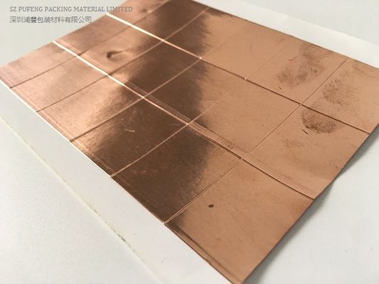 0.06mm autoadesivos fita da folha do cobre do GV de 60 mícrons com esparadrapo não condutor