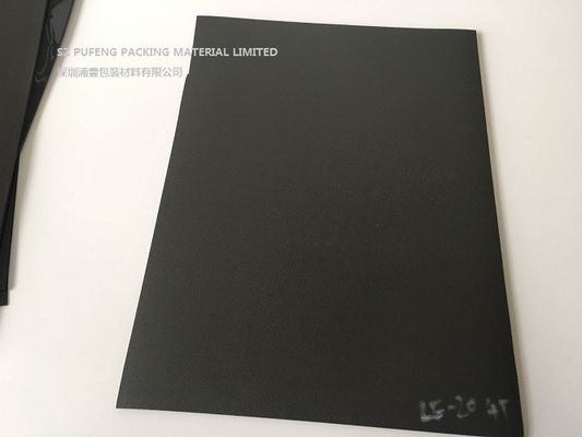 PORON HH48C Altamente retardante de chamas 1,2 mm Espuma de uretano preta para eletrônicos Espuma de célula fechada