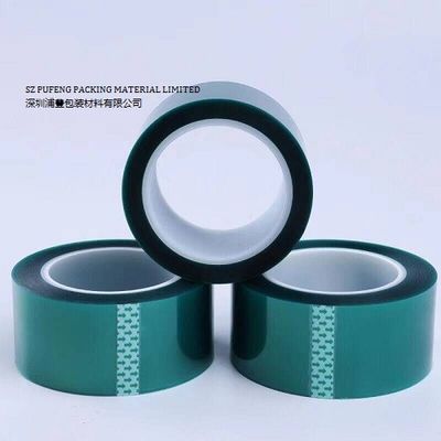 Fita elétrica de alta temperatura cortando verde da isolação do ANIMAL DE ESTIMAÇÃO 0.25mm para a proteção terminal da bateria de lítio