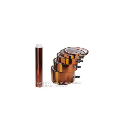Fita dourada do Polyimide do Kapton do mícron 30 Micron-100 para a impressora Powder Coating do PWB 3D