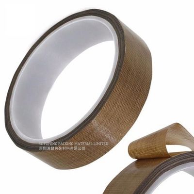 80 fita de alta temperatura de RoHS PTFE do mícron, fita de pano de vidro de PTFE