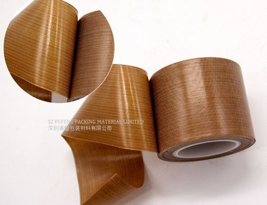 Fita autoadesiva resistente de alta temperatura 0.13mm de Brown PTFE