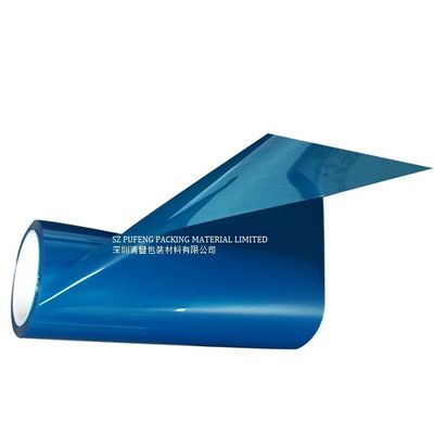 Película protetora do ANIMAL DE ESTIMAÇÃO do azul 0.05mm da resistência do tempo para a tela do telefone celular