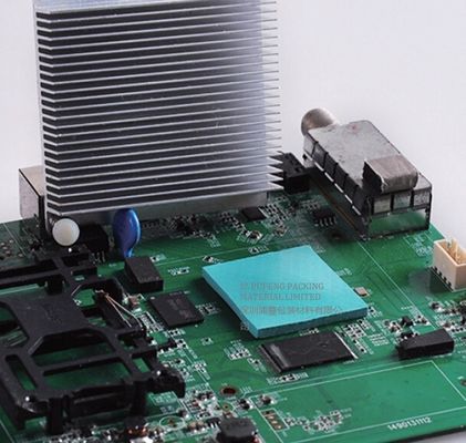 Isolação condutora térmica da almofada 0.25mm do silicone autoadesivo