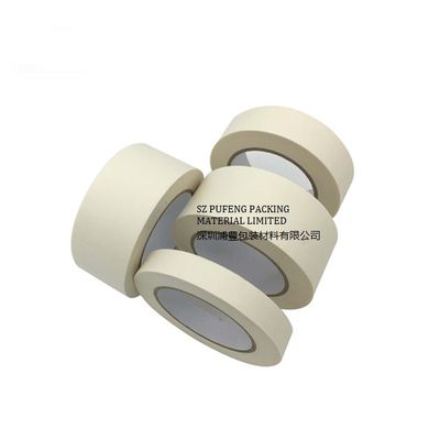 Fita de máscara branca fácil do rasgo 0.1mm, fita de mascaramento automotivo impermeável da pintura