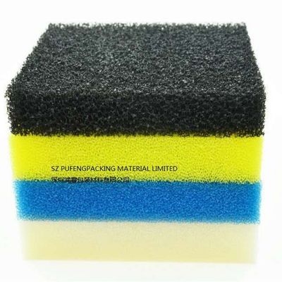 Folha do filtro da espuma do carbono ativado do tratamento da água 10-80PPI
