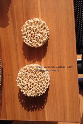 Filtro cerâmico da espuma da zircônia 10PPI para o Cordierite da carcaça do ferro